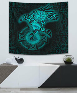 Celtic Symbol Norse Mythology Valhalla Tapestry for Wall Décor
