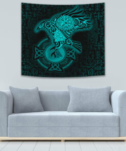 Celtic Symbol Norse Mythology Valhalla Tapestry for Wall Décor