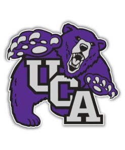 Central Arkansas Bears Full Color Vinyl Decal For Car Door Windows Gifts For Football Fans