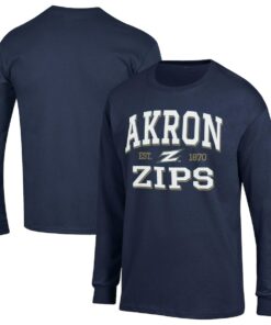Champion Akron Zips Jersey Est. Date Long Sleeve T-Shirt