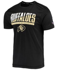 Champion Black Colorado Buffaloes Wordmark Slash T-Shirt, CU Buffs Sweatshirt, Shirt, Hoodie Gifts for NCAA Fans
