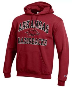 Champion Cardinal Arkansas Razorbacks High Motor Pullover Hoodie, Hogs Shirt Gifts For Razorbacks Fans, Arkansas Razorbacks Hoodie