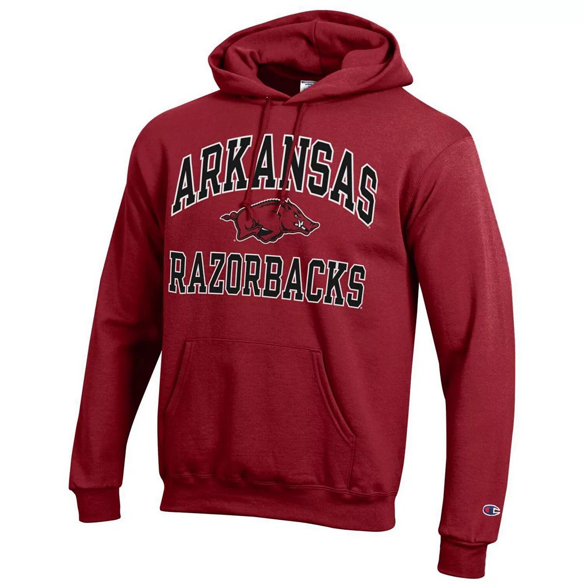 Champion Cardinal Arkansas Razorbacks High Motor Pullover Hoodie, Hogs Shirt Gifts For Razorbacks Fans, Arkansas Razorbacks Hoodie