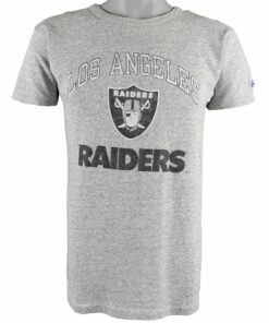 Champion Los Angeles Raiders Spell-Out T-Shirt 1990s Vintage Style Hoodie Sweatshirt Reprinted Full Size Gifts for Fans