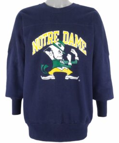 Champion Notre Dame Fighting Irish Deadstock Sweatshirt 1990s Vintage Style Hoodie Shirt Reprinted Full Size Gifts for Fans