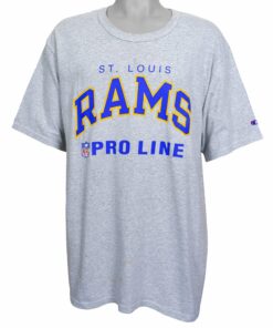 Champion St. Louis Rams T-Shirt 1990s Vintage Style Hoodie Sweatshirt Reprinted Full Size Gifts for Fans