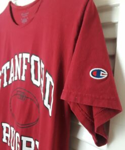 Champion Stanford University Rugby Short Sleeve T-Shirt Cardinal, Stanford Sweatshirt, Hoodie, Shirt Gifts for NCAA Fans