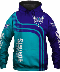 Charlotte Hornets Hoodies 3D Long Sleeve Gifts for Fans