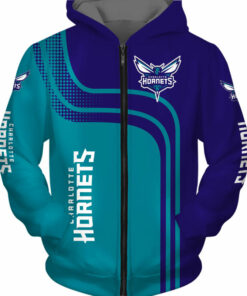 Charlotte Hornets Hoodies 3D Long Sleeve Gifts for Fans