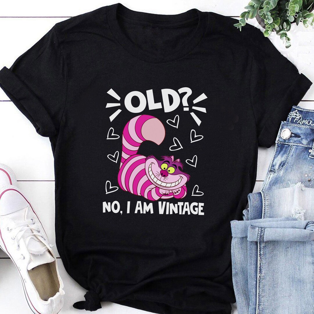 Cheshire Cat Disney, Cheshire Cat Shirt, Cheshire Shirts, Funny Disney Shirt, Gift Shirts, Alice in Wonderland, Epcot Shirts, I Am Vintage Gift For Men Women Kid Hoodie Sweatshirt Toddler Shirt