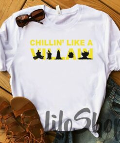 Chillin' Like A Villain Disney Shirt, Funny Villain Shirt, Witches Shirt, Disney Witches Shirt, Disney Vacation, Disney Trip Shirt Gift For Men Women Kid Hoodie Sweatshirt Toddler Shirt