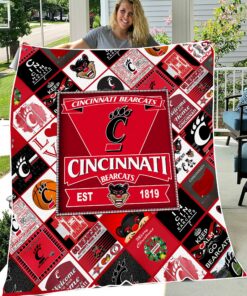 Cincinnati Bearcats Sherpa Fleece Blanket Gifts for NCAA Fans