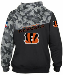 Cincinnati Bengals Men's Hoodies 3D Long Sleeve Gifts for Fans