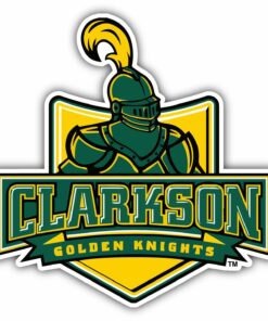 Clarkson Golden Knights NCAA Vinyl Logo Vinyl Decals Sticker For Car Truck Door And Window Laptop Gifts For Fans