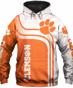 Clemson Tigers Hoodies 3D Pullover and Zip Up Hoodies Gifts for Fans