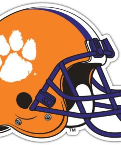 Clemson Tigers NCAA Logo Vinyl Decals Sticker For Car Truck Door And Window Laptop Gift For Fan