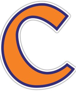 Clemson Tigers NCAA Logo Vinyl Decals Sticker For Car Truck Door And Window Laptop Gifts For Fans