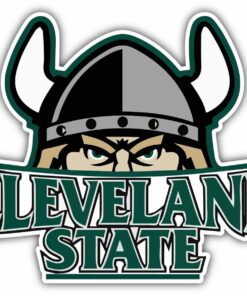 Cleveland State Vikings NCAA Vinyl Logo Vinyl Decals Sticker For Car Truck Door And Window Laptop Gifts For Fans