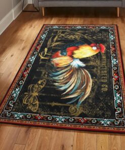 Cock Modern Rugs, Rustic Rooster Rug, Rustic Rug, Rustic Lodge Area Rugs, Carpet for Living Room A28