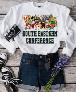 College Football Team Sweatshirt, Sec Retro Hoodie, Sec South Eastern Conference Mascots Shirt, Sec Unisex Mascot Sweatshirt, Plus Size Tee