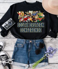 College Football Team Sweatshirt, Sec Retro Hoodie, Sec South Eastern Conference Mascots Shirt, Sec Unisex Mascot Sweatshirt, Plus Size Tee