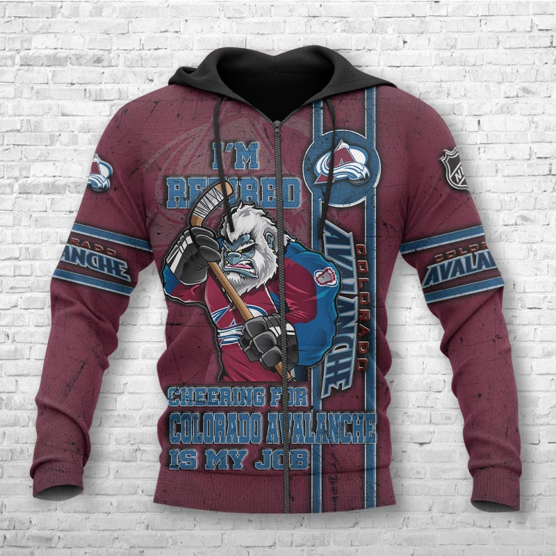 Colorado Avalanche Hoodies I'm Retired Gifts for Fans