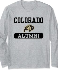 Colorado Buffaloes Alumni Logo officially Licensed Long Sleeve T-Shirt, CU Buffs Sweatshirt, Shirt, Hoodie Gifts for NCAA Fans