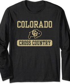 Colorado Buffaloes Cross Country officially Licensed Long Sleeve T-Shirt, CU Buffs Sweatshirt, Shirt, Hoodie Gifts for NCAA Fans