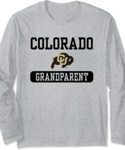 Colorado Buffaloes Grandparent Logo officially Licensed Long Sleeve T-Shirt, CU Buffs Sweatshirt, Shirt, Hoodie Gifts for NCAA Fans