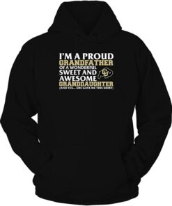 Colorado Buffaloes I'm A Proud Grandfather of An Awesome Granddaughter T-Shirt