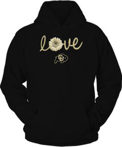 Colorado Buffaloes - Love Daisy - University Logo T-Shirt, CU Buffs Sweatshirt, Shirt, Hoodie Gifts for NCAA Fans