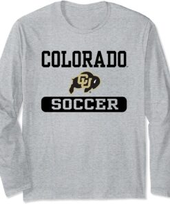 Colorado Buffaloes Soccer Logo officially Licensed Long Sleeve T-Shirt, CU Buffs Sweatshirt, Shirt, Hoodie Gifts for NCAA Fans