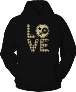 Colorado Buffaloes Stacked Love Tristar Checkered Pattern Shirt, CU Buffs Sweatshirt, Shirt, Hoodie Gifts for NCAA Fans