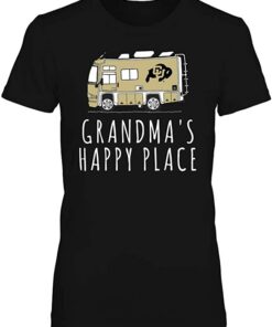 Colorado Buffaloes T-Shirt - Camping Grandma's Happy Place Team, CU Buffs Sweatshirt, Shirt, Hoodie Gifts for NCAA Fans