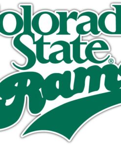 Colorado State Rams NCAA Logo Vinyl Decals Sticker For Car Truck Door And Window Laptop Gift For Fans