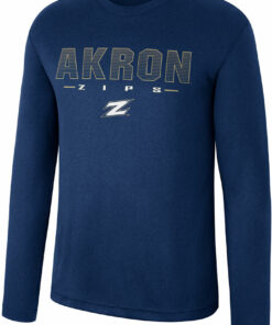Colosseum Akron Zips Long Sleeve T-Shirt, University Of Akron Sweatshirt, Akron Zips Shirt Gifts for NCAA Fans