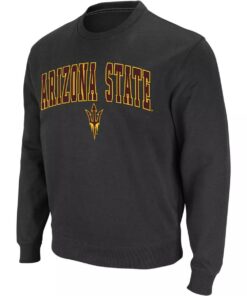 Colosseum Arizona State Sun Devils Arch & Logo Crew Neck Sweatshirt, Arizona State Sun Devils NCAA Sweatshirts, Hoodie, Shirt Gifts for Fans