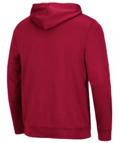 Colosseum Crimson Alabama Crimson Tide Slash Stack 2.0 Pullover Hoodie
