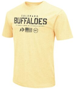 Colosseum Gold Colorado Buffaloes Oht Military Appreciation Flag 2.0 T-Shirt, CU Buffs Sweatshirt, Shirt, Hoodie Gifts for NCAA Fans