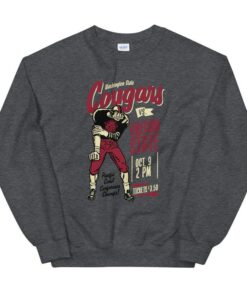 Cougars Sweatshirt, WSU Sweatshirt Gifts for Fans, Washington State Cougar Sweatshirts