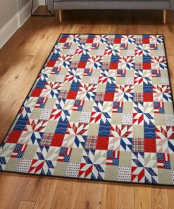 Country Flags Large Area Rugs, American Flag Country Rustic Rug, Rustic Rug, Rustic Lodge Area Rugs, Carpet for Living Room A17