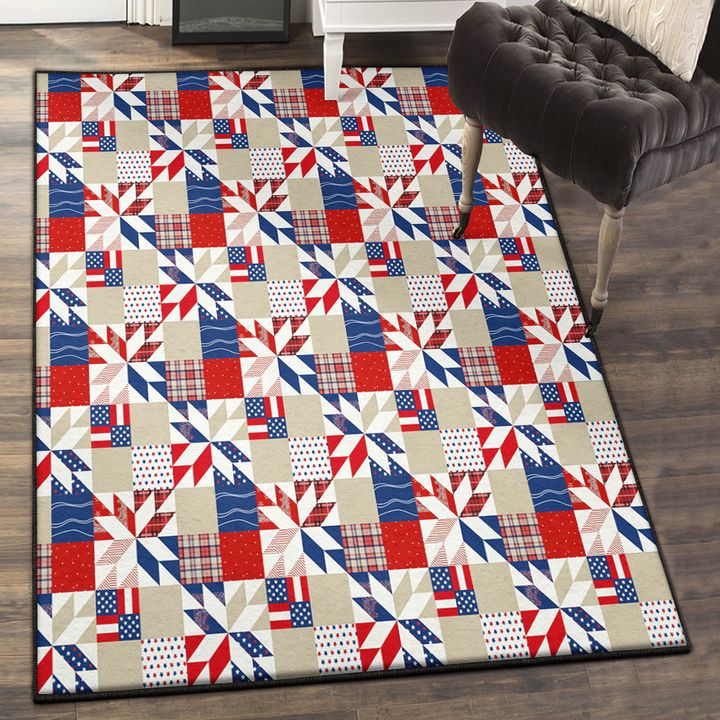 Country Flags Large Area Rugs, American Flag Country Rustic Rug, Rustic Rug, Rustic Lodge Area Rugs, Carpet for Living Room A17