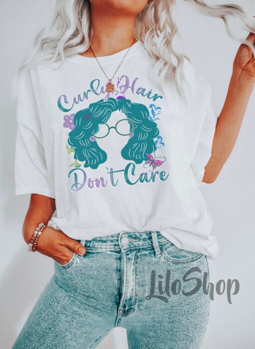 Curly Hair Don't Care, Encanto Shirt, Mirabel Madrigal, Disney Family Shirt, Disney Matching Shirt, Mirabel Encanto Shirt, Disneyland Shirts Gift Adult Kid Toddler Tee