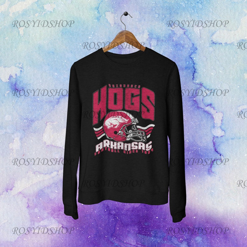 Custom Your Team Vintage Arkansas Razorback Sweatshirt, Hoodie, Shirt, Hogs Shirt Gifts For Razorbacks Fans, Arkansas Razorbacks Hoodie