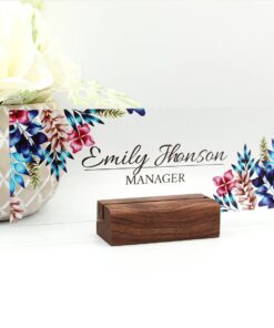 Customized Desk Name Plate Office Supply Personalized Secretary Sign Gift Custom Nurses Teacher Friend School Boss And Coworker