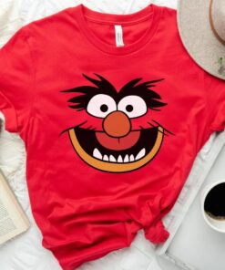 Cute Disney The Muppets Animal Big Face Costume Shirt, Disneyland Vacation Trip, Unisex T-shirt Family Birthday Gift Adult Kid Toddler Tee