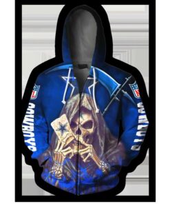 Dallas Cowboys Halloween Hoodie Death Card Gifts for Fans