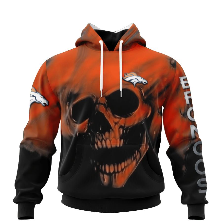 Dallas Cowboys Skull Hoodies Custom Name & Number Gifts for Fans