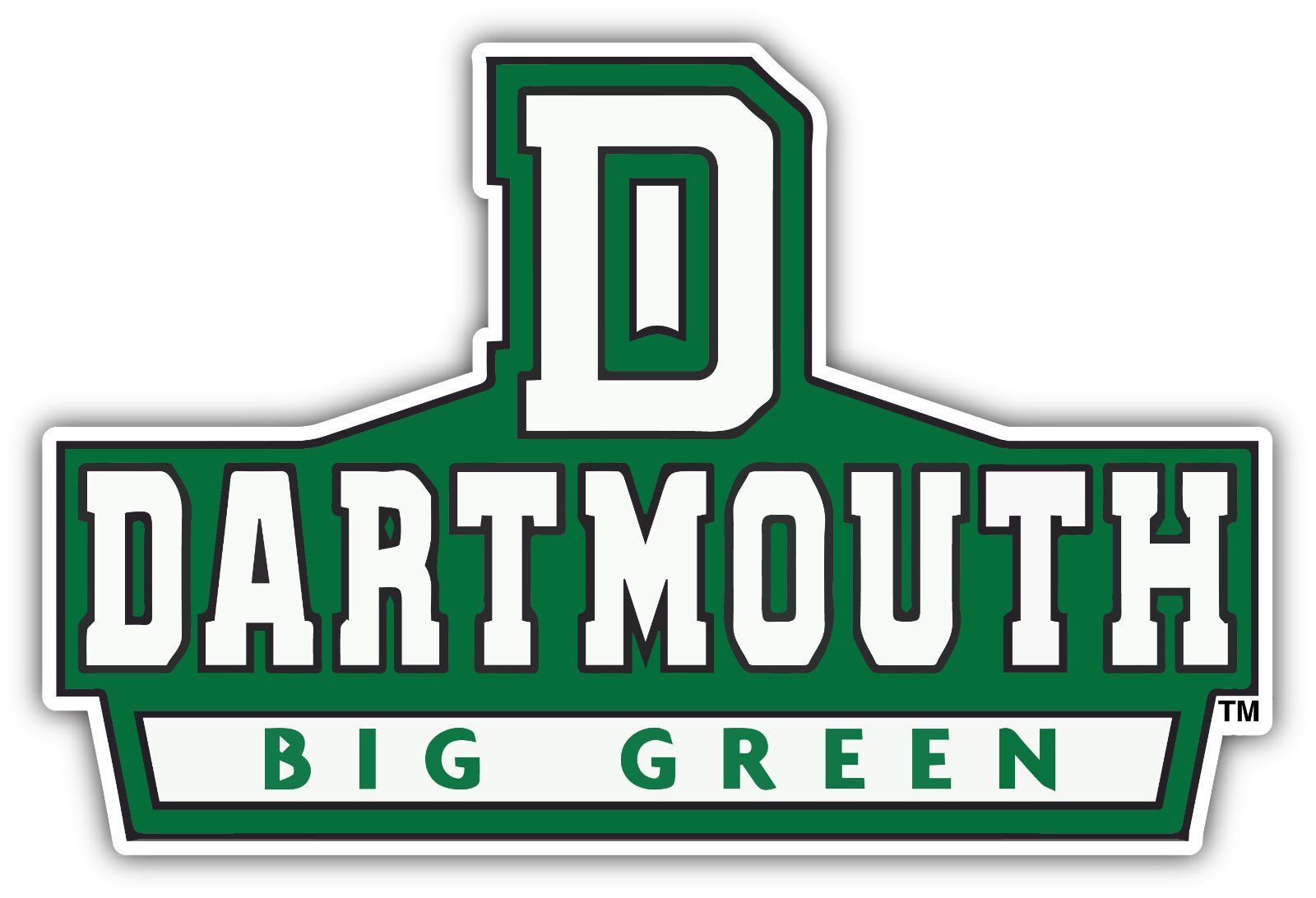 Dartmouth Big Green College NCAA Vinyl Logo Vinyl Decals Sticker For Car Truck Door And Window Laptop Gifts For Fans