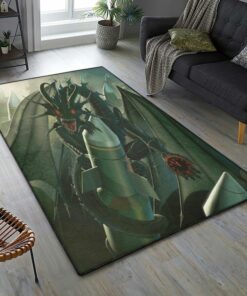 Dead Playroom Rug, Doom Dragon Rug, Dragon Area Rug, Dragon Themed Rugs, Gift For Dragon Lovers, Personalized Rug, Carpet For Living Room, Bedding Room Home Decor DG129